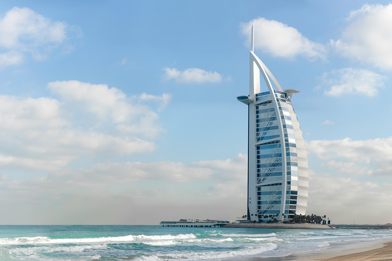 Biomaster used in Muraspec wall covering at the Burj al Arab hotel