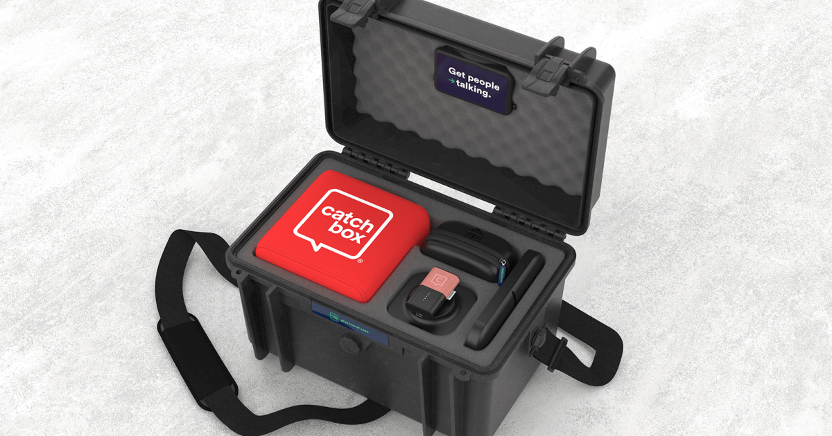 Catch Box Setup Catchbox Applies Antimicrobial Protection to Audio Technology